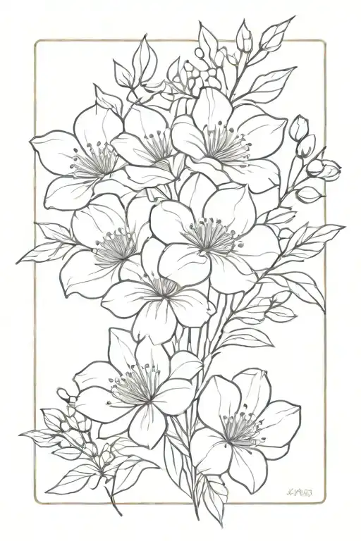 Birth Flower Bouquet