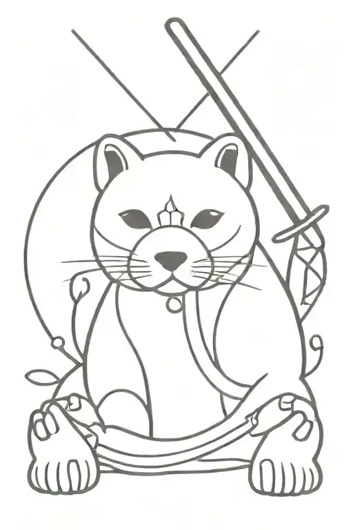 Katana And Paws Forming