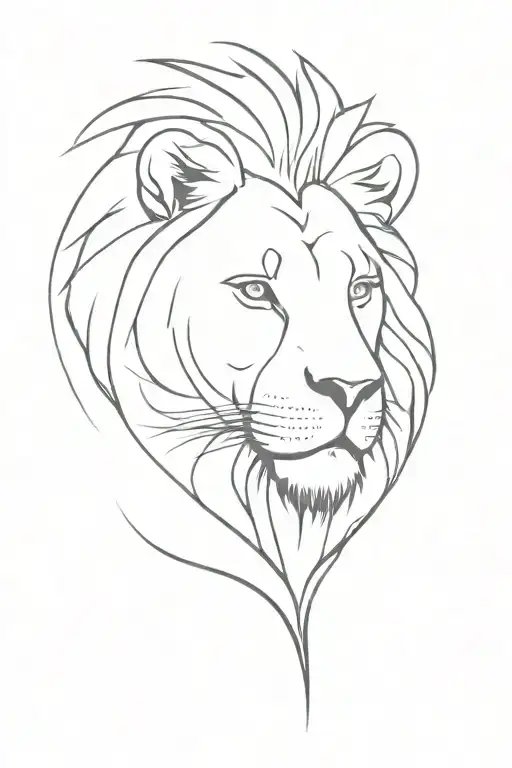Lion With A Grin
