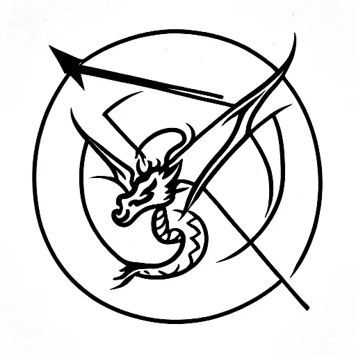 Dragon And Arrow