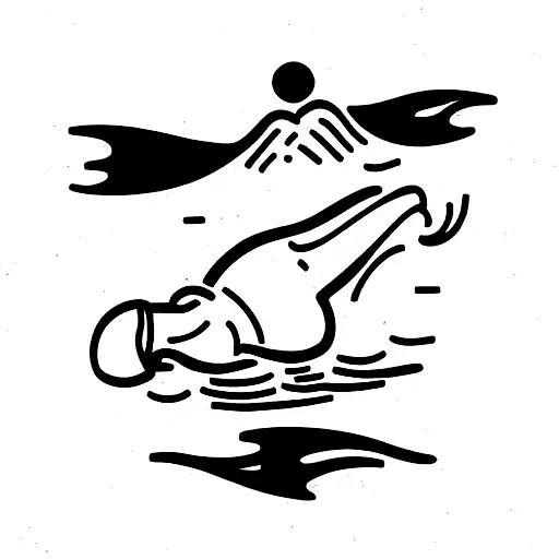 Open Water Swimmer Thin Trouble