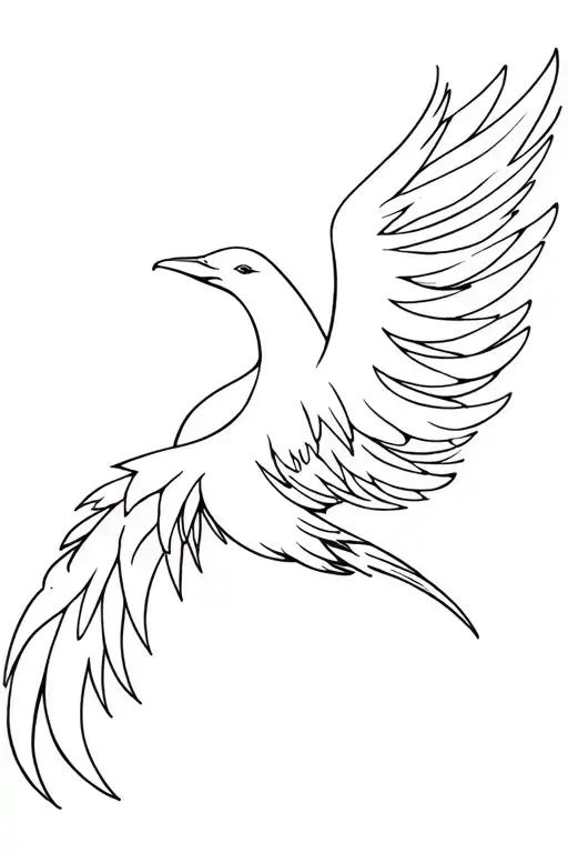 Phoenix Rising From The Ashes