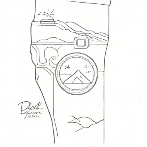 Camera Lens Surrounded My Mountain