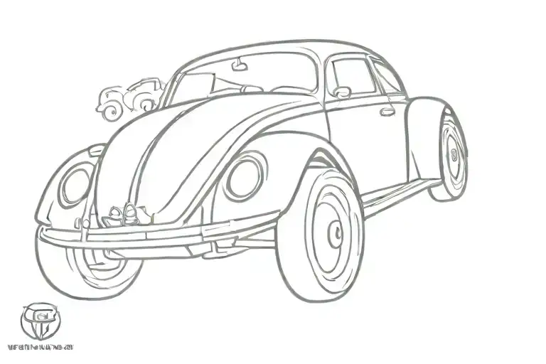 Wolkswagen Beetle Racing Car And Tecpro Brand
