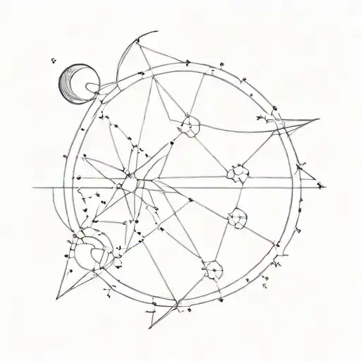 The Golden Ratio Stars Moon