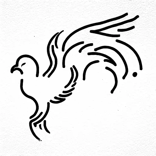 Phoenix Rises From A Dog Paw