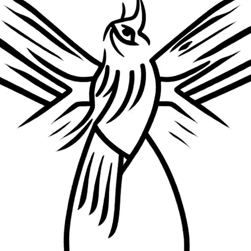 Pheonix With Hakai Word In It