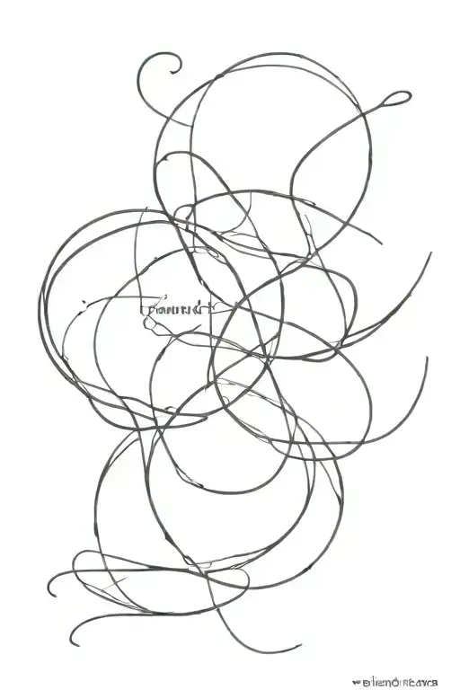 One Of A Five Quote Intertwined Representing Family