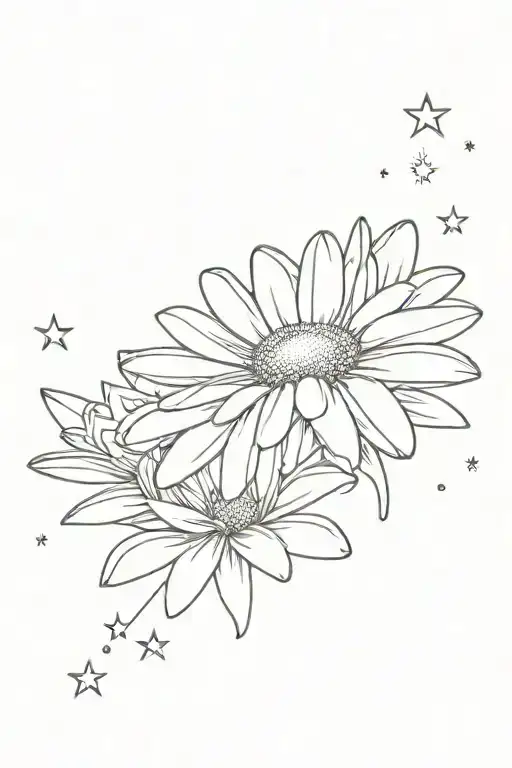 Daisy With Stars