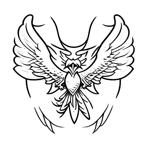 Evil Eagle With Big Wings