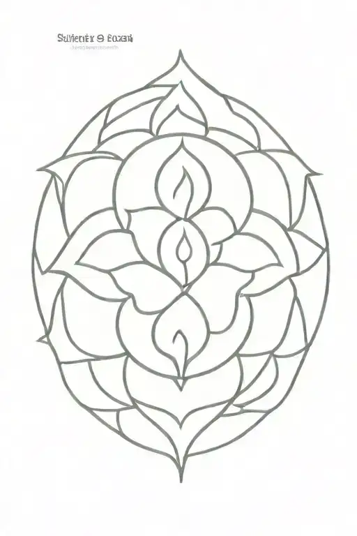 Sudharshan Chakra On Shoulder Tattoo Design Inspired