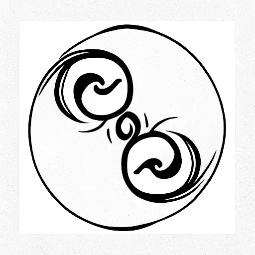 Yin Yang With Semicolon