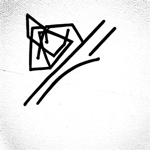 Black And White Straight Line