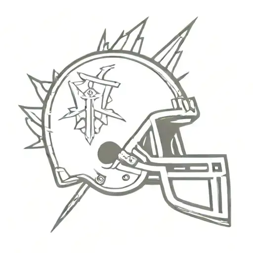 Incorporate Raiders Logo With A Quote In Crazy 3D Writing