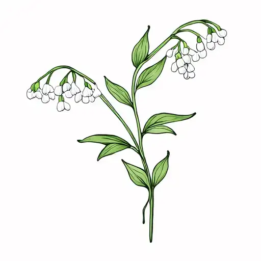 Lily Of The Valley Intertwined