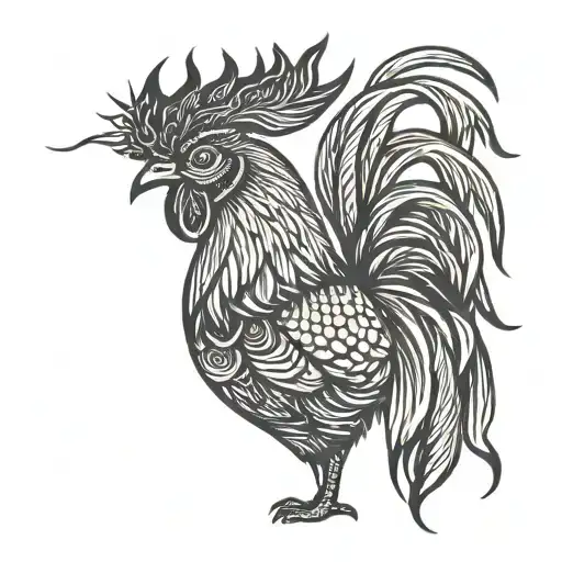 Rooster With A Gun