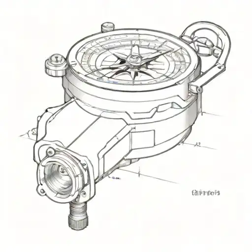 Incorporate A Detailed Piston Design Into A Nautical Compass