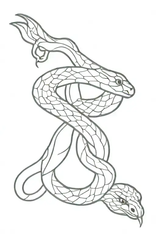 Snake Forearm Tattoo Design