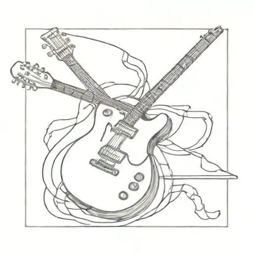 Book And Electric Guitar