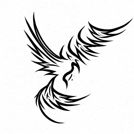 Pheonix With Hakai Word In It