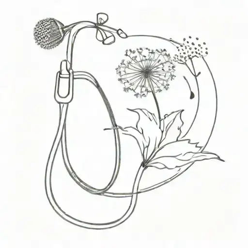 Dandelion And Stethoscope