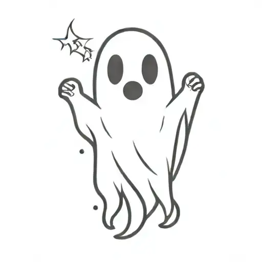 Simple Cartoon Ghost