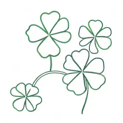 4 Leaf Clover Tatoo