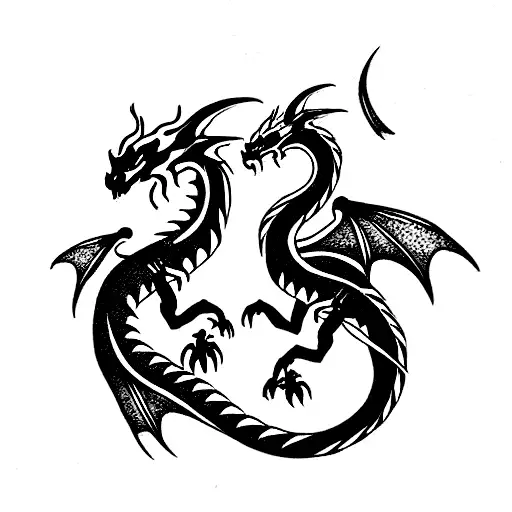 Small Couple Dragon Designs