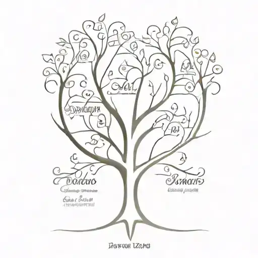 Family Tree With Names Incorporated