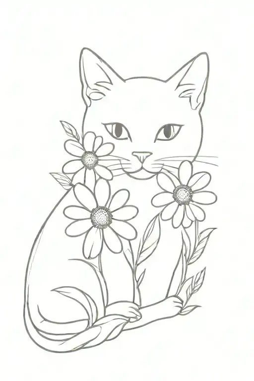 Cat Daisies
