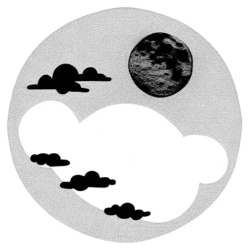A Moon And A Cloud