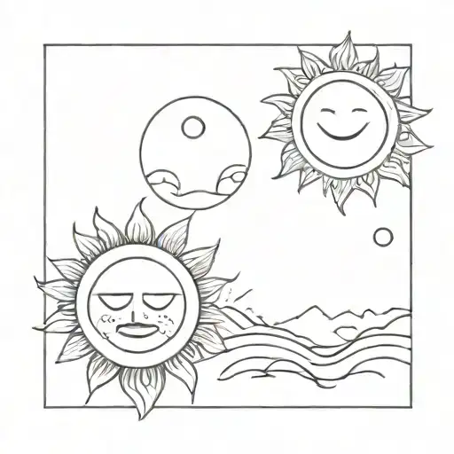 Sun And Moong For Young Maried Couple