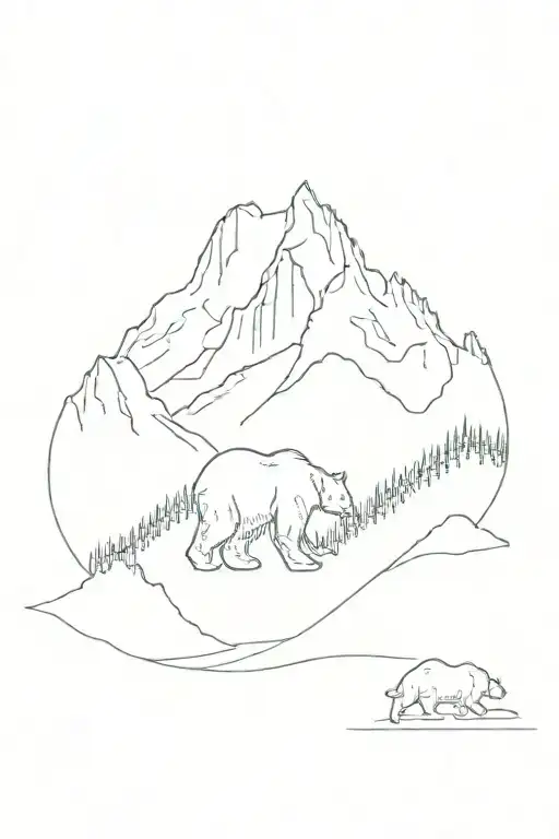 Bear Predominant Mountain Canada