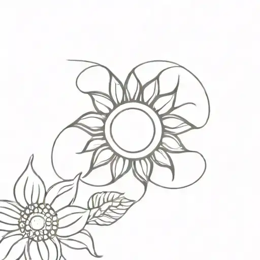 Infinity Sun And Sunflower