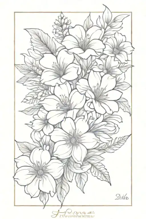 Birth Month Flower Bouquet