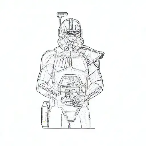 A Star Wars Clone Trooper