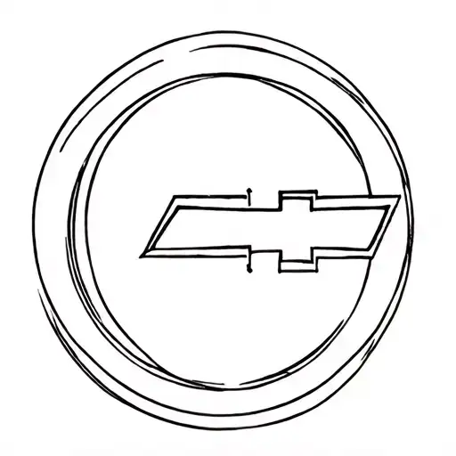 Letter G With Halo And Chevy Symbol
