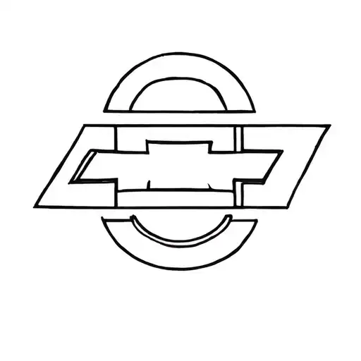 Letter G With Halo And Chevy Symbol Surrounded