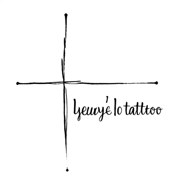 Cross With Verse Title