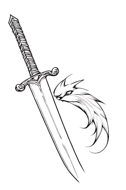 Kitsune Mask Sword