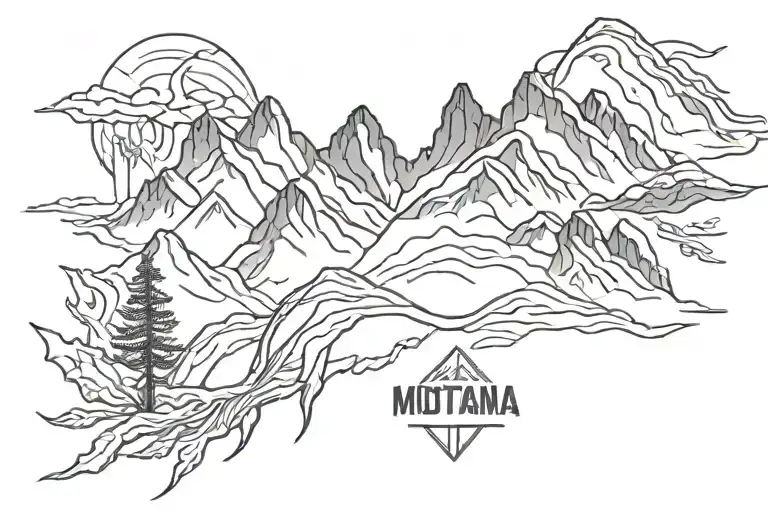 Glacier Montana Arm