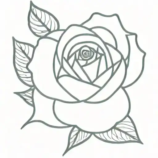 Rose Stamp Puerto Rico
