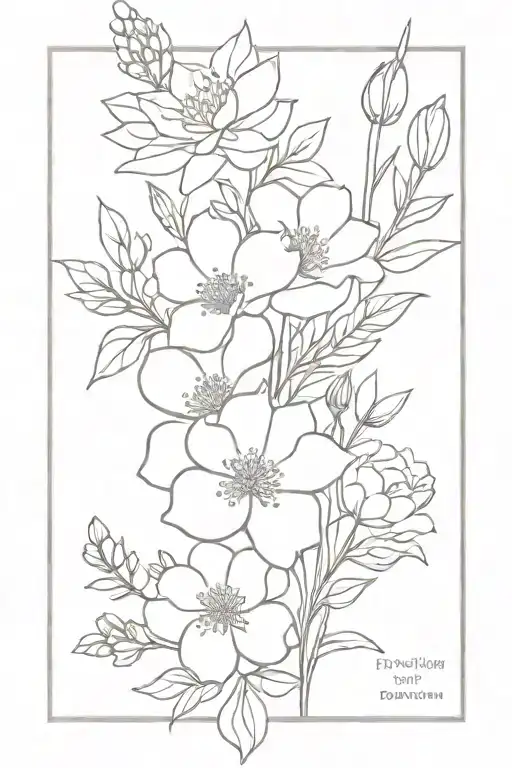 Birth Flower Bouquet