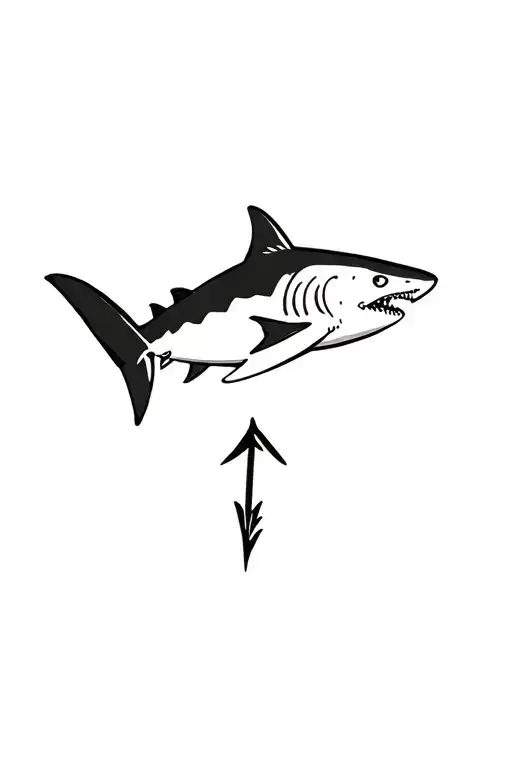 A Shark And An Arrow