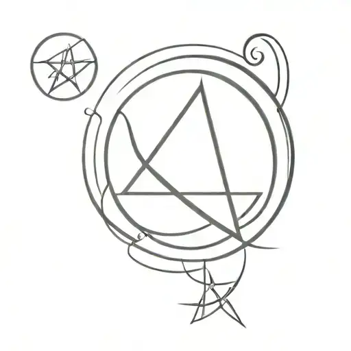 Atheist Symbol With Astronomy