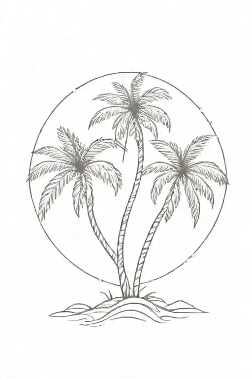 Sea Sun Beach Palmtree