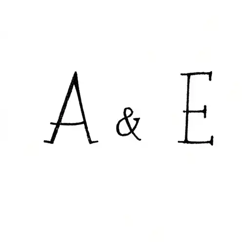 A E And I Initials Of My Children