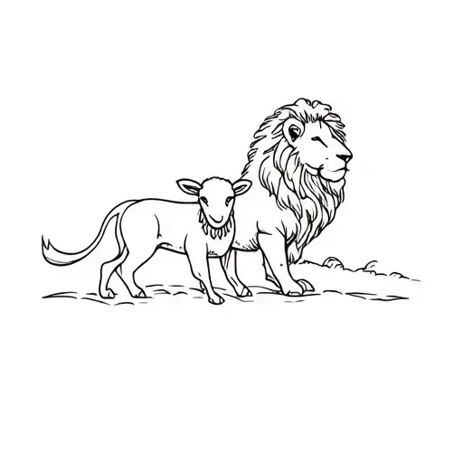 Lion And Lamb