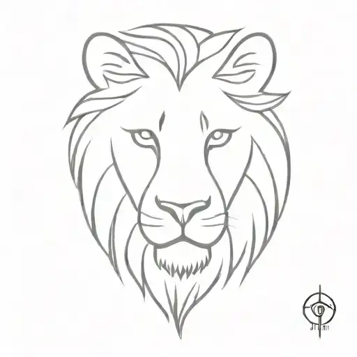 Half Horse And Half Lion Head Front Facing