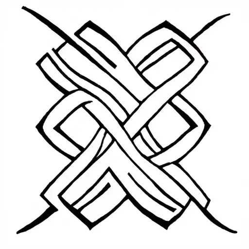 Three X In Celtic Style